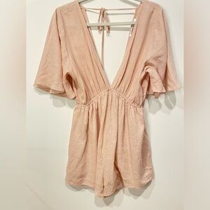 Audrey 3+1 Blush Pink‎ Shorts Romper